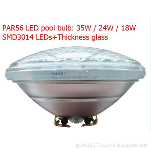30W RGB PAR56 LED Pool Lamp CE RoHS 1 Year Warranty LED Pool Light